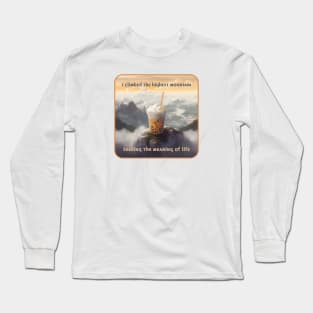 Boba Tea, The Meaning of Life Long Sleeve T-Shirt